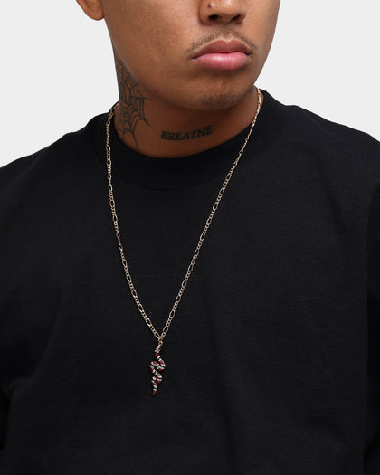 Wild for the Weekend Welcome to the Jungle Snake Necklace Gold