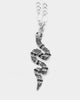 Wild for the Weekend Welcome to the Jungle Snake Necklace Silver