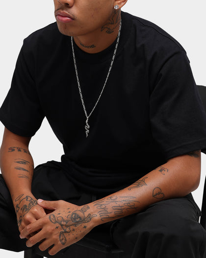 Wild for the Weekend Welcome to the Jungle Snake Necklace Silver