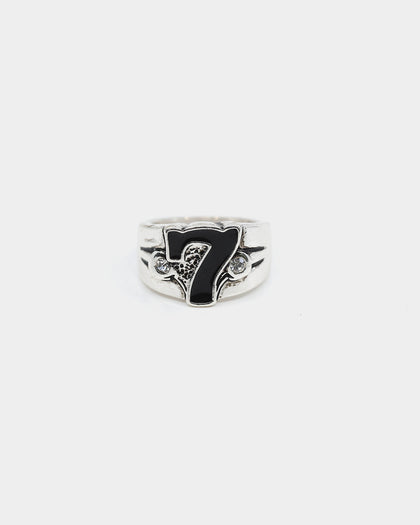 Wild for the Weekend Lucky 7 Ring Silver