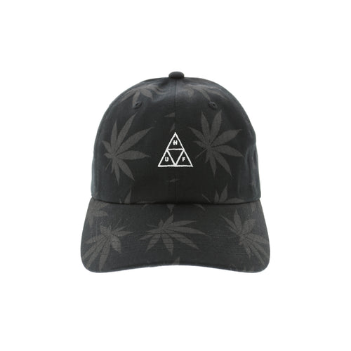 Huf 420 Triple Triangle Dad Hat Strapback Black