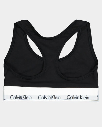 Calvin Klein Women's Modern Cotton Unlined Bralette Black