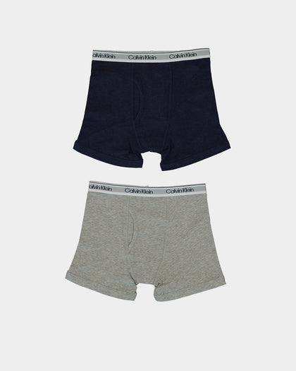 Calvin Klein Modern Cotton Boxer Brief 2 Pack Blue/Grey