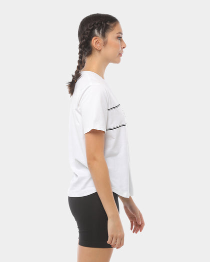 Nana Judy Women's Freedom Crop Tee White