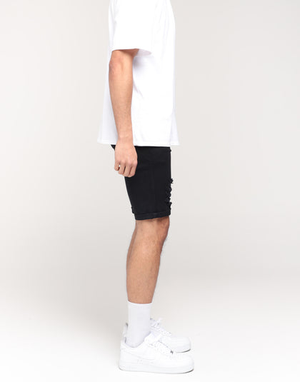 Nana Judy The Cuffed Thrift Short Black Enzyme