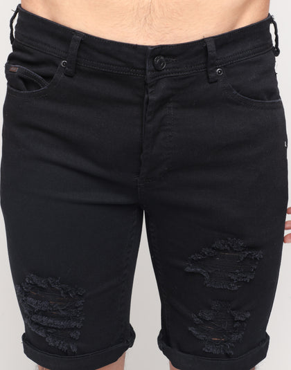 Nana Judy The Cuffed Thrift Short Black Enzyme