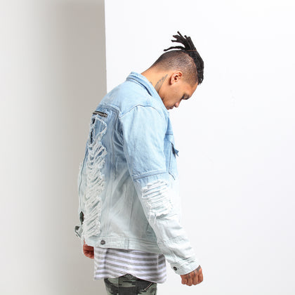 Nana Judy Sawyer Denim Jacket Indigo/Bleach