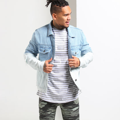 Nana Judy Sawyer Denim Jacket Indigo/Bleach