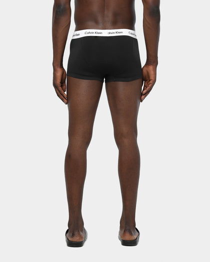 Calvin Klein Men's Low Rise Trunk 3 Pack Black/White/Grey