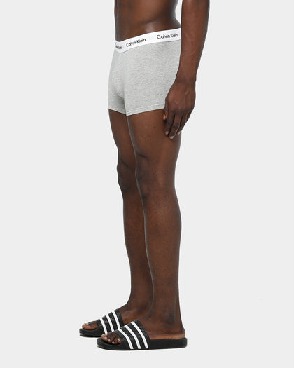 Calvin Klein Men's Low Rise Trunk 3 Pack Black/White/Grey