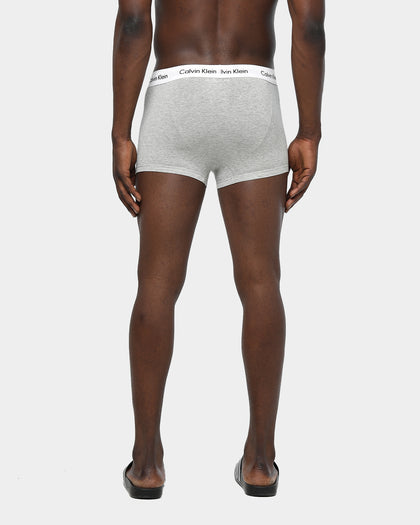 Calvin Klein Men's Low Rise Trunk 3 Pack Black/White/Grey