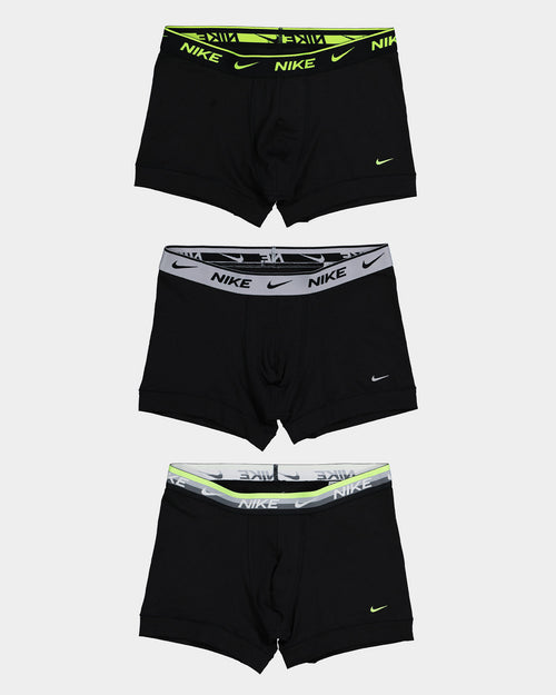 Nike Everyday Cotton Stretch Trunk 3 Pack Multi-Coloured