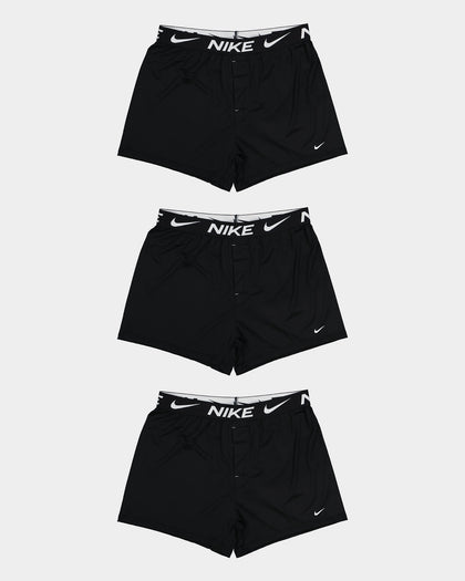 Nike Dri-FIT Essential Micro Knit Boxer 3 Pack Black/Black/Black