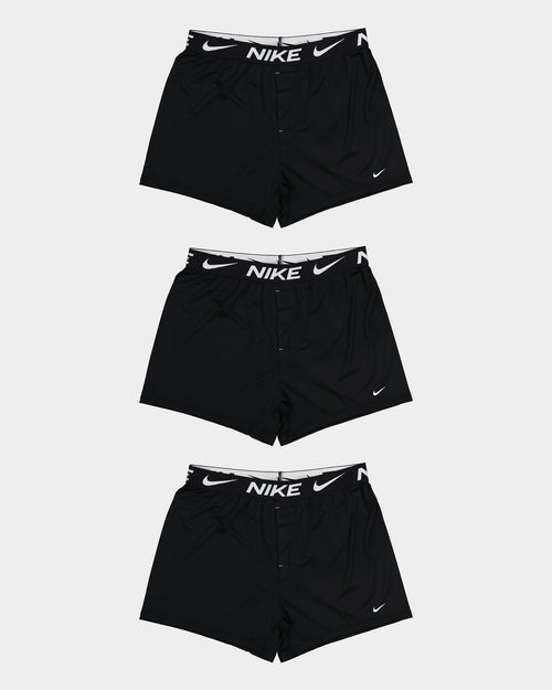 Nike Dri-FIT Essential Micro Knit Boxer 3 Pack Black/Black/Black