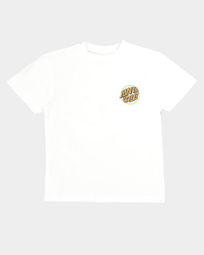 Santa Cruz Kid's Toxic Hand T-Shirt White