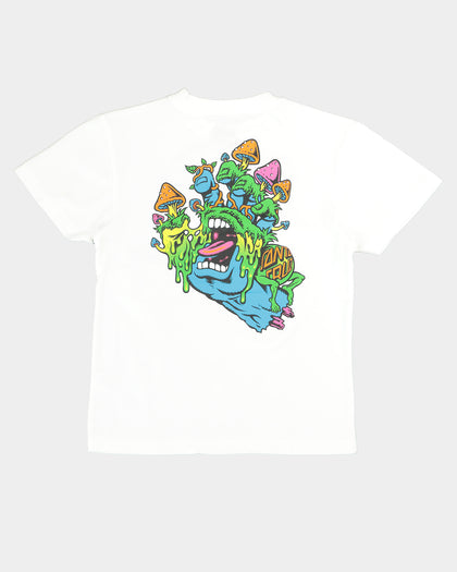 Santa Cruz Kid's Toxic Hand T-Shirt White