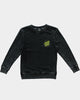 Santa Cruz Kids' Decay Hand Crewneck Acid Black