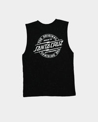 Santa Cruz Kids' Bolt Strip Muscle Singlet Speckle Black