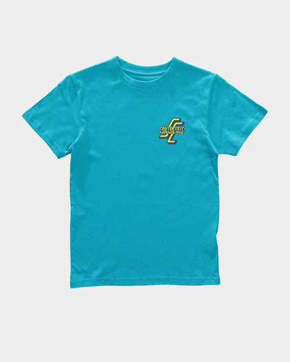 Santa Cruz Hand Short Sleeve T-Shirt Caribbean Sea