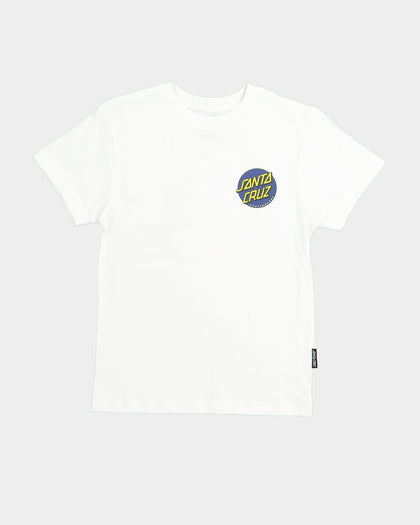 Santa Cruz Kids' Phillips Eyegore Short Sleeve T-Shirt White