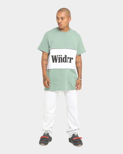 WNDRR Ranked 3 Panel Custom Fit T-Shirt Olive