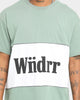 WNDRR Ranked 3 Panel Custom Fit T-Shirt Olive