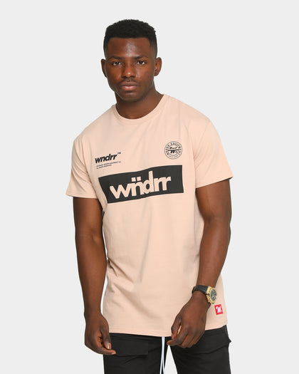Wndrr Men's Slate Custom Fit T-Shirt Sand