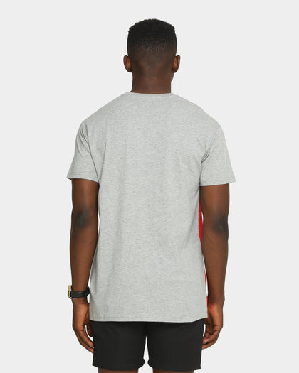 Wndrr Men's Last Lap 3 Panel T-Shirt Grey Marle