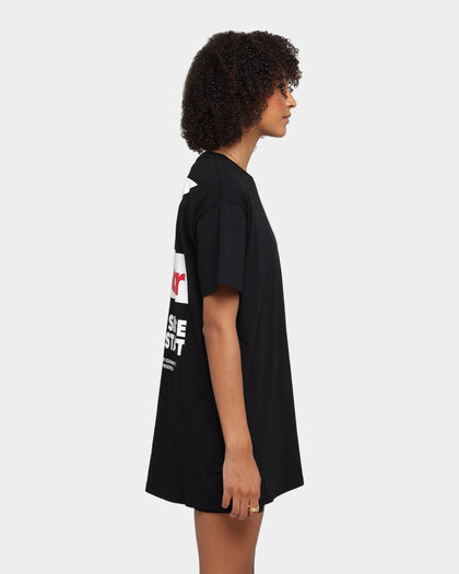 WNDRR Centre Line Custom Fit T-Shirt Black