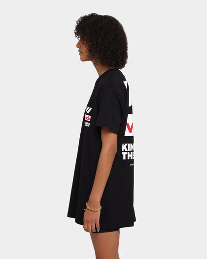 WNDRR Centre Line Custom Fit T-Shirt Black