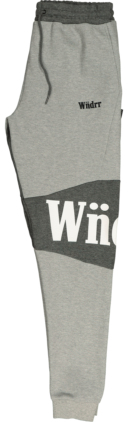 WNDRR Hamilton Tech Track Pant Grey Marle