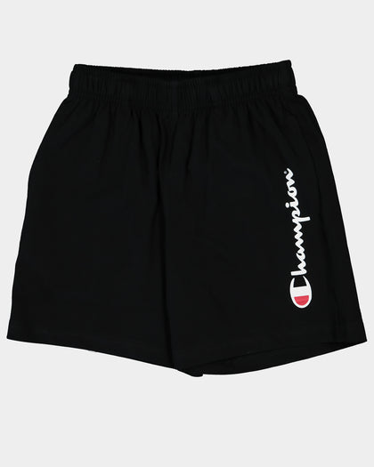 Champion Kid's Boys Script Jersey Short Black
