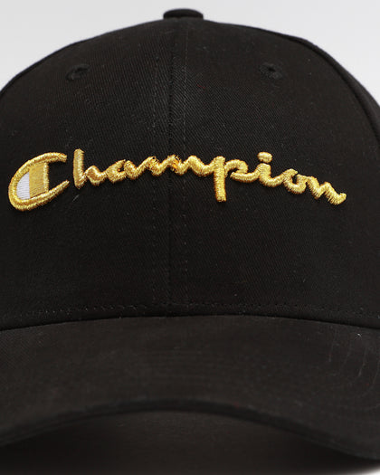 Champion Classic Twill Hat Black/Gold