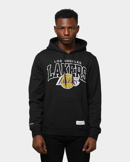 Mitchell & Ness Los Angeles Lakers Vintage Arch Hoodie Black