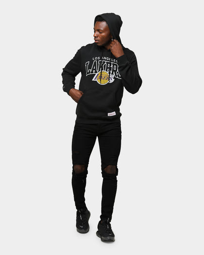 Mitchell & Ness Los Angeles Lakers Vintage Arch Hoodie Black