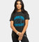 Majestic Athletic Women's Carolina Panthers Vintage NFL Team T-Shirt Black