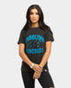Majestic Athletic Women's Carolina Panthers Vintage NFL Team T-Shirt Black