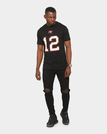 Mitchell & Ness Tampa Bay Buccaneers Tom Brady 12 NFL T-Shirt Black