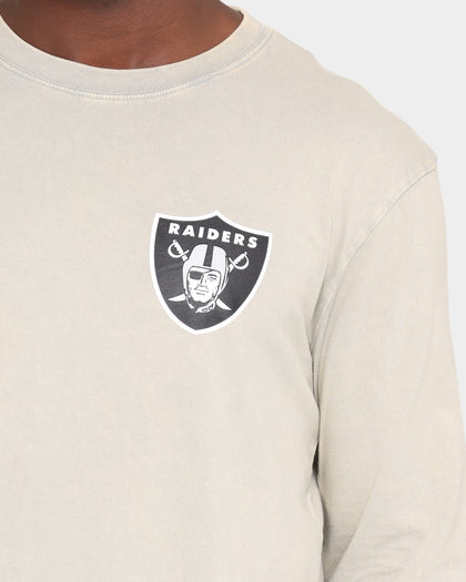 Majestic Athletic Raiders Levare Long Sleeve T-Shirt Snow Wash Pale