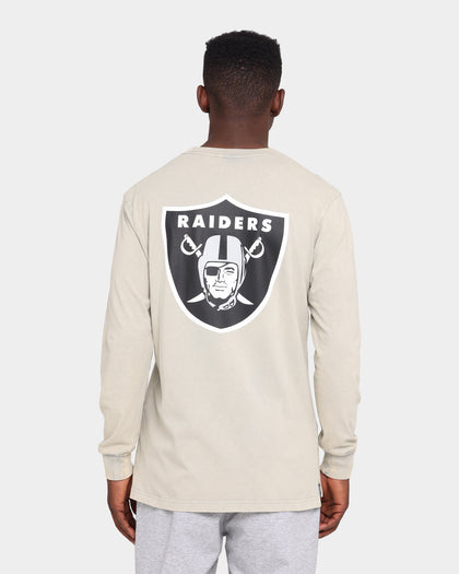Majestic Athletic Raiders Levare Long Sleeve T-Shirt Snow Wash Pale