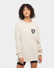 Majestic Athletic Raiders Levare Long Sleeve T-Shirt Snow Wash Pale