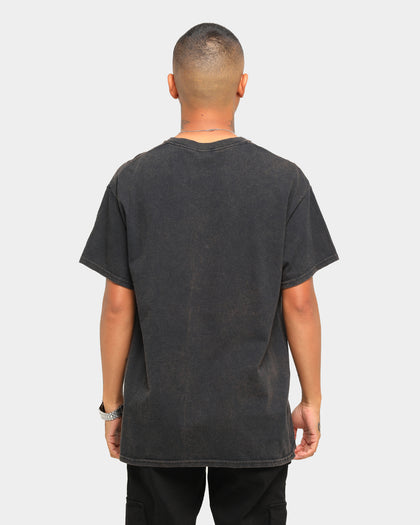 NATIONAL COLLEGIATE ATHLETIC ASSC Michigan State Spartans Vintage Court Side T-Shirt Vintage Black