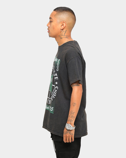 NATIONAL COLLEGIATE ATHLETIC ASSC Michigan State Spartans Vintage Court Side T-Shirt Vintage Black