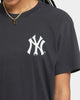 Majestic Athletic Women's Los Angeles Yankees Elle OD Boxy T-Shirt Faded Black
