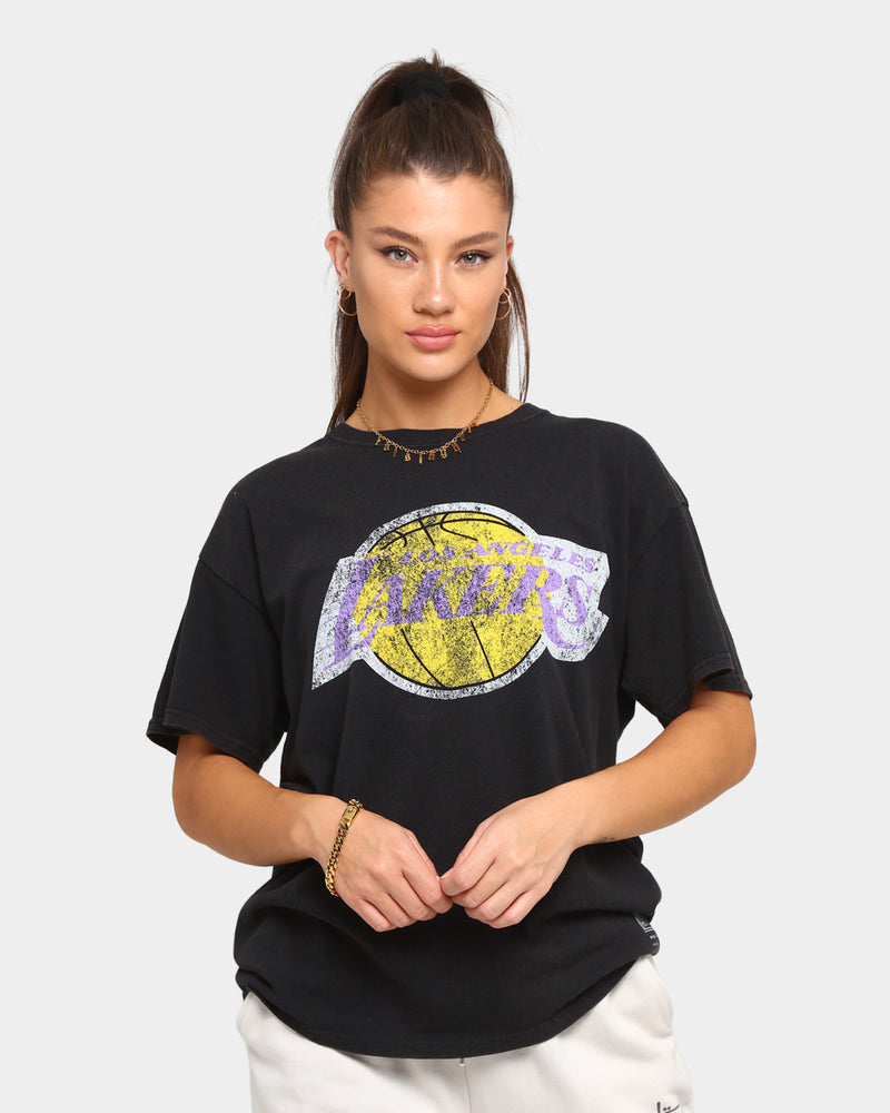 Mitchell & Ness Los Angeles Lakers Oversized Logo Short Sleeve