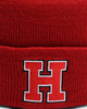 National Collegiate Athletic ASSC Harvard Crimson Team Colour Fisherman Beanie Burgundy