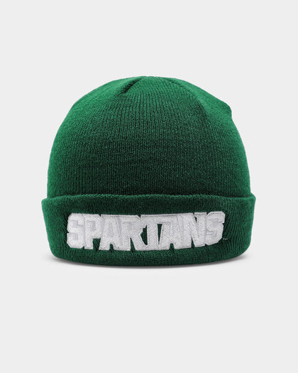 National Collegiate Athletic ASSC Michigan State Spartans Team Colour Fisherman Beanie Green