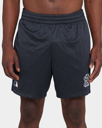Majestic Athletic New York Yankees Basic Mesh Shorts Navy