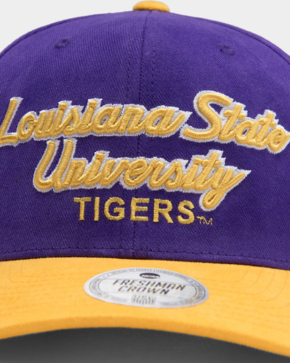 NATIONAL COLLEGIATE ATHLETIC ASSC LSU Tigers Freshman Crown Snapback Purple