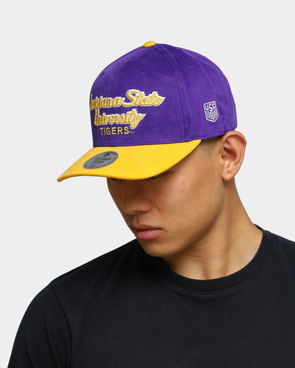 NATIONAL COLLEGIATE ATHLETIC ASSC LSU Tigers Freshman Crown Snapback Purple